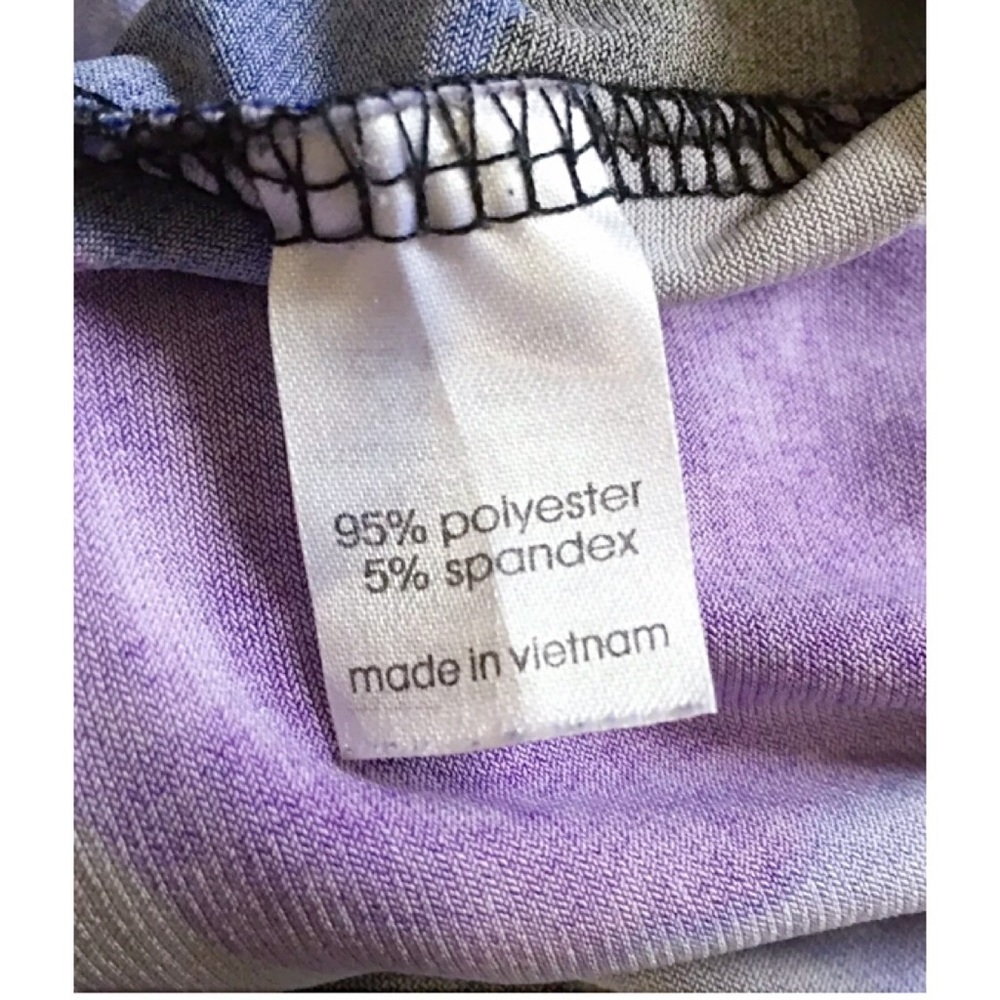 LANE BRYANT Knit Draped Front Top Purple - Picture 6 of 7